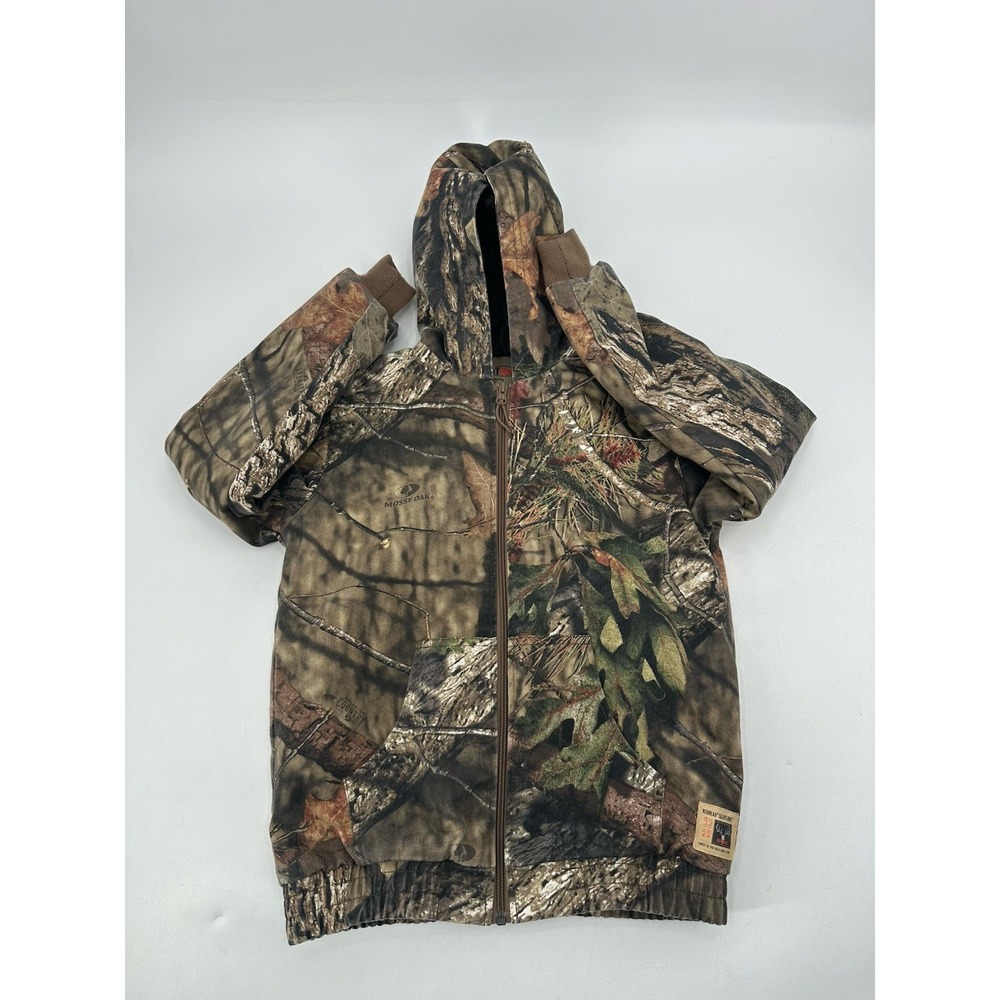 Redhead Silent Hide Lined Real Tree Camouflage Hooded Jacket Youth Large‎